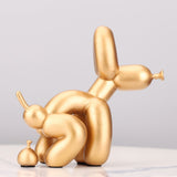 Creative Poop Balloon Dog Statue Home Decoration  Modern nordic Cute Animal Resin Art Sculpture Crafts Desktop Decors Ornaments