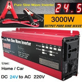 Pure Sine Wave Inverter DC 12v/24v To AC 110V/220V 1000W 1600W 2000W 3000W Portable Power Bank Converter Solar Inverter