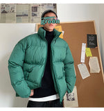 LAPPSTER Men Harajuku Colorful Bubble Coat Winter Jacket 2023 Mens Streetwear Hip Hop Parka Korean Black Clothes Puffer Jackets