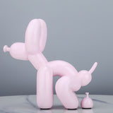 Creative Poop Balloon Dog Statue Home Decoration  Modern nordic Cute Animal Resin Art Sculpture Crafts Desktop Decors Ornaments