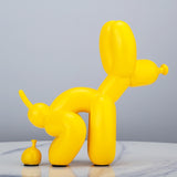 Creative Poop Balloon Dog Statue Home Decoration  Modern nordic Cute Animal Resin Art Sculpture Crafts Desktop Decors Ornaments