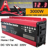 Pure Sine Wave Inverter DC 12v/24v To AC 110V/220V 1000W 1600W 2000W 3000W Portable Power Bank Converter Solar Inverter