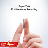 V15 300mAh USB Flash 64G Digital Voice Activated Recorders Super Thin Mini Body 50H Continuous Dictaphone Audio Recording Device