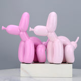 Creative Poop Balloon Dog Statue Home Decoration  Modern nordic Cute Animal Resin Art Sculpture Crafts Desktop Decors Ornaments