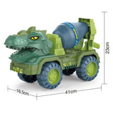 Children Dinosaur Transport Car Toy Oversized Inertial Cars Carrier Truck Toy Pull Back Vehicle with Dinosaur Gift for Kids Boy