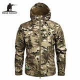 Mege Brand Clothing Autumn Men&#39;s Military Camouflage Fleece Jacket Army Tactical Clothing  Multicam Male Camouflage Windbreakers