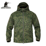 Mege Brand Clothing Autumn Men&#39;s Military Camouflage Fleece Jacket Army Tactical Clothing  Multicam Male Camouflage Windbreakers