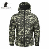 Mege Brand Clothing Autumn Men&#39;s Military Camouflage Fleece Jacket Army Tactical Clothing  Multicam Male Camouflage Windbreakers