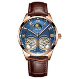 AILANG Original design watch men's double flywheel automatic mechanical watch fashion casual business men's clock Original