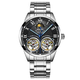 AILANG Original design watch men's double flywheel automatic mechanical watch fashion casual business men's clock Original