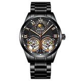 AILANG Original design watch men's double flywheel automatic mechanical watch fashion casual business men's clock Original