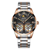 AILANG Original design watch men's double flywheel automatic mechanical watch fashion casual business men's clock Original