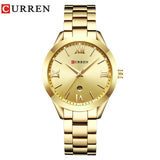 CURREN Gold Watch Women Watches Ladies 9007 Steel Women's Bracelet Watches Female Clock Relogio Feminino Montre Femme