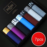 7PCS/Lot  Men Panties Shorts Underwear Boxer Shorts Men&#39;s sexy underwear High quality men&#39;s underwear Pouch