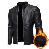 Men Faux Leather Jacket Motorcycle 5XL Men&#39;s  Jackets Black  Jaqueta De Couro Masculina Outwear Male PU Leather Coats Mens,ZA319