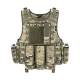 MGFLASHFORCE Molle Airsoft Vest Tactical Vest Plate Carrier Swat Fishing Hunting Paintball Vest Military Army Armor Police Vest