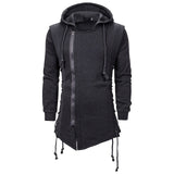 Autumn New Men Hoodies Sweatshirts Casual Solid Long Sleeve Hoodie Men Slim Fit Assassin&#39;s Creed  Dark Hooded Loose Jacket Coats