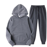 BOLUBAO Spring New Men Casual Sets Brand Men Solid Hoodie + Pants Two-Pieces Casual Tracksuit Sportswear Hoodies Set Suit Male