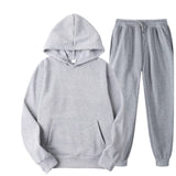 BOLUBAO Spring New Men Casual Sets Brand Men Solid Hoodie + Pants Two-Pieces Casual Tracksuit Sportswear Hoodies Set Suit Male