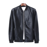 Men Faux Leather Jacket Motorcycle 5XL Men&#39;s  Jackets Black  Jaqueta De Couro Masculina Outwear Male PU Leather Coats Mens,ZA319