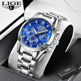 LIGE 2021 New Gold Watch Women Watches Ladies Creative Steel Women&#39;s Bracelet Watches Female Waterproof Clock Relogio Feminino