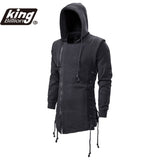 Autumn New Men Hoodies Sweatshirts Casual Solid Long Sleeve Hoodie Men Slim Fit Assassin&#39;s Creed  Dark Hooded Loose Jacket Coats