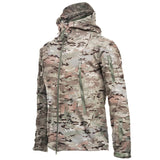 Men&#39;s jacket Outdoor Soft Shell Fleece Men&#39;s And Women&#39;s Windproof  Waterproof Breathable And Thermal Three In One Youth Hooded