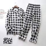 Cute white bear 100% brushed cotton men pajama sets Autumn Casual fashion animal sleepwear men homewear sexy pijamas mujer