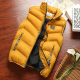 Fashion Mens Jacket Sleeveless Vest Spring Thermal Soft Vests Casual Coats Male Cotton Men&#39;s Vest Men Thicken Waistcoat 8XL