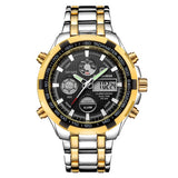 GOLDENHOUR Men's Stainless Steel Watch