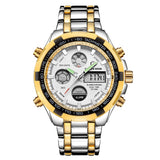 GOLDENHOUR Men's Stainless Steel Watch