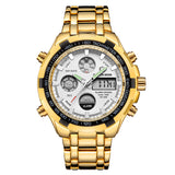 GOLDENHOUR Men's Stainless Steel Watch