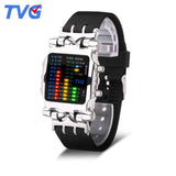 TVG Men's Waterproof LED Digital Watch